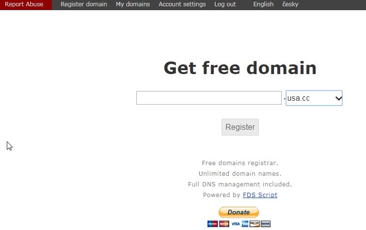 еще один регистратор бесплатных доменов